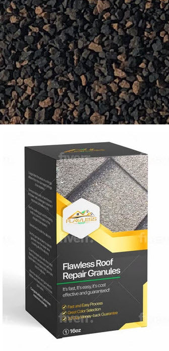Brown/Black Blend Roof Repair Granules